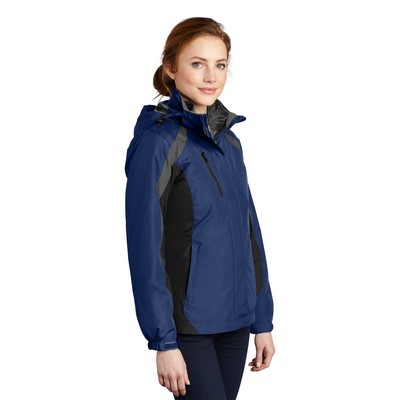 Port Authority® Women's Colorblock 3-in-1 Jacket